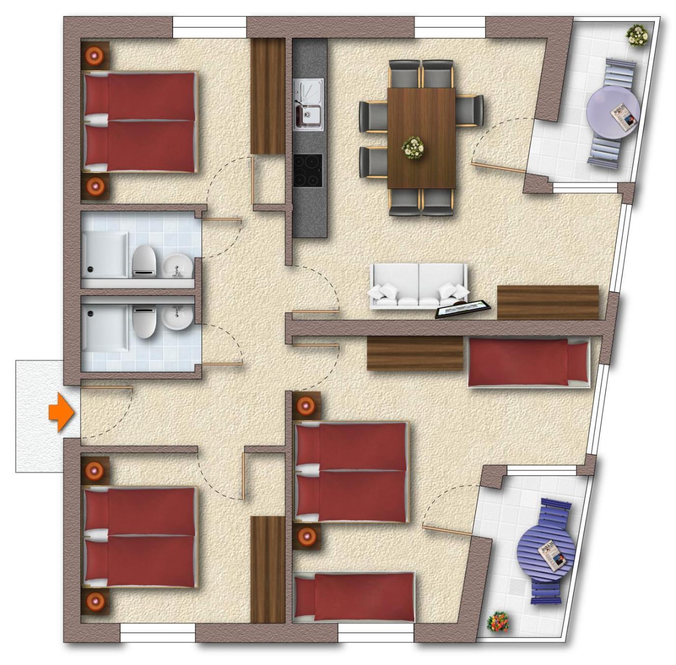 Appartements Laura Майрхофен Экстерьер фото